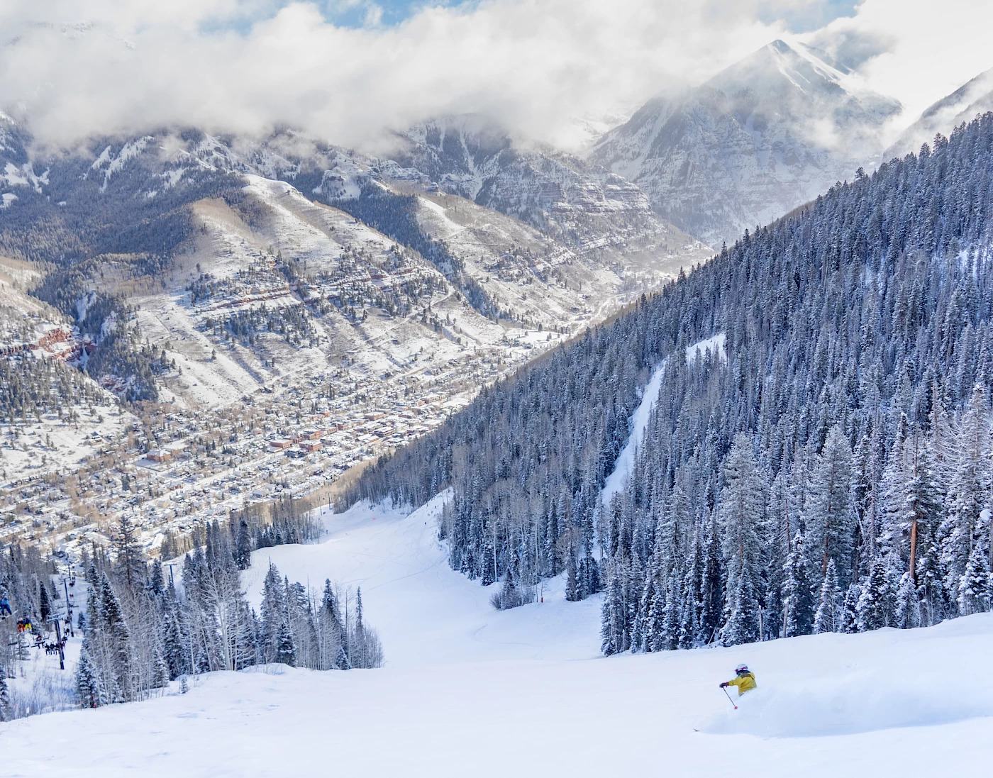 Esquiando en Telluride